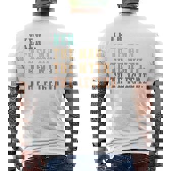 Ken The Man The Myth The Legend Personalized Ken Men's T-shirt Back Print - Thegiftio