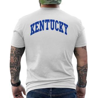 Kentucky Throwback Classic Men's T-shirt Back Print - Seseable