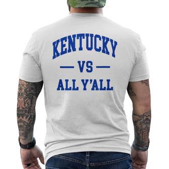 Kentucky Vs All Y'all Throwback Classic Men's T-shirt Back Print - Seseable