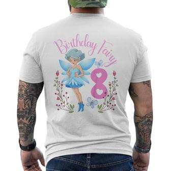 Kinder Fee Geburtstag Party 8 Jahre Alt Fee Geburtstag Party Thema T-Shirt mit Rückendruck - Seseable