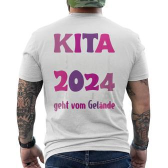 Kinder Kindertagesstätte Abschied Kinder Kita Abgänger 2024 T-Shirt mit Rückendruck - Seseable