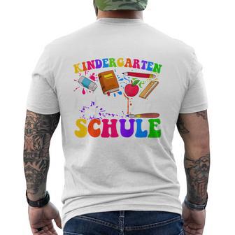 Kinder Mach's Gut Kindergarten Ich Rocke Jetzt Die Schule T-Shirt mit Rückendruck - Geschenkecke