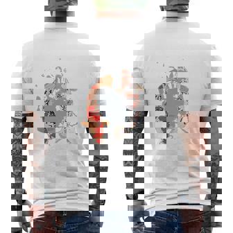 Koi Fish Japan Product Japanese Carp Mens Back Print T-shirt - Thegiftio UK