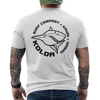 Koloa Surf Company Shark Men's T-shirt Back Print - Monsterry