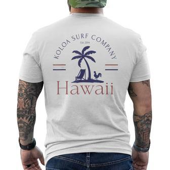 Koloa Surf Rooster Island Logo Men's T-shirt Back Print | Mazezy DE