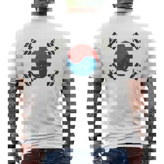 Korean Flag Korea T Korea Flag Korean Maps Men's T-shirt Back Print - Thegiftio UK