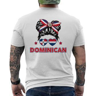La Dominican Republica Hispanic Heritage Dominicana Kid Girl Men's T-shirt Back Print - Seseable
