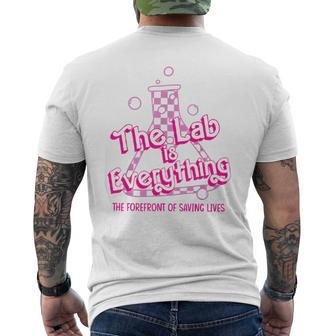 The Lab Is Everything Retro Lab Tech Lab Week 2024 Men's T-shirt Back Print - Monsterry UK