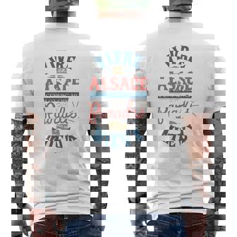 L'alsace C'est Mieux Que Le Paradis T-shirt imprimé au dos - Cadeauxyz