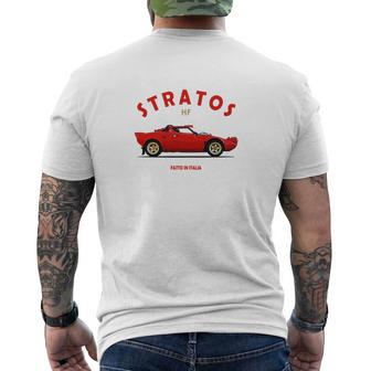 Lancia Stratos 1974 Classic T-shirt imprimé au dos - Cadeauxyz