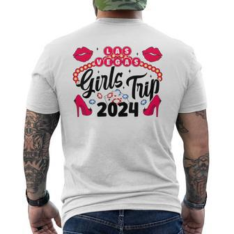 Las Vegas Girls Trip 2024 Las Vegas Vacation 2024 Girls Men's T-shirt Back Print - Seseable