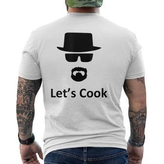 Let's Cook Heisenberg W White Men's T-shirt Back Print - Monsterry DE