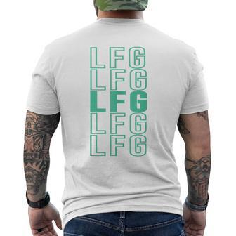 Lfg Let's Freaking Go Let's Freaking Go Encouraging Apparel Men's T-shirt Back Print | Mazezy CA