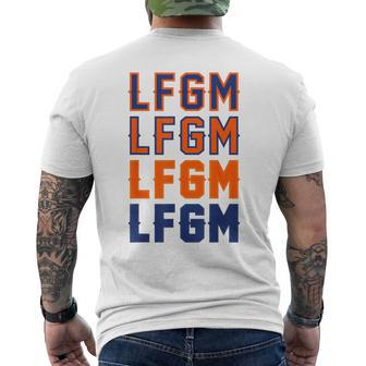 Lfgm Baseball Catchers Pitchers Lfgm Men's T-shirt Back Print - Monsterry