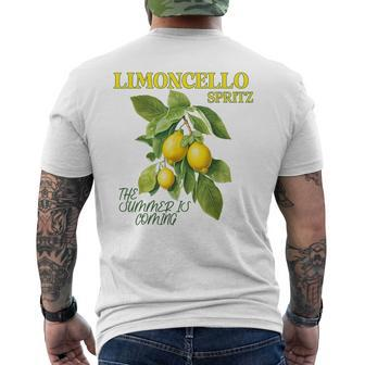 Limoncello Spritz X Lemons Liqueur Lemon Liqueur Lemon Fun T-Shirt mit Rückendruck - Seseable