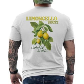 Limoncello Spritz X Liqueur De Citron T-shirt imprimé au dos - Cadeauxyz