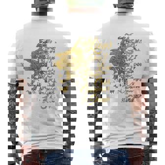 Lions Dont Lose Sleep Over The Opinions Of Sheep Mens Back Print T-shirt - Thegiftio