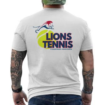 Lions Tennis Men's T-shirt Back Print - Seseable