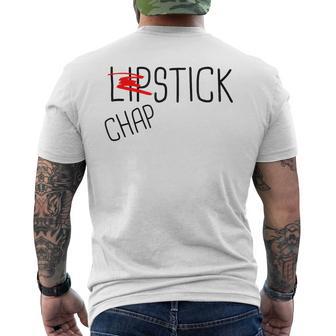 Lipstick Is Good But Chapstick Is Better Men's T-shirt Back Print - Monsterry AU