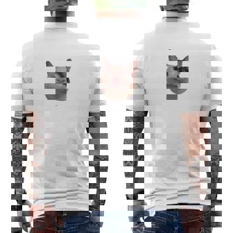He Looks Very Polite Cat Polite Ca Mens Back Print T-shirt - Thegiftio UK