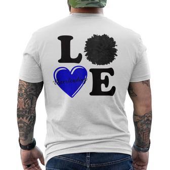 I Love Cheerleading Loud And Proud Back To School Men's T-shirt Back Print - Monsterry CA