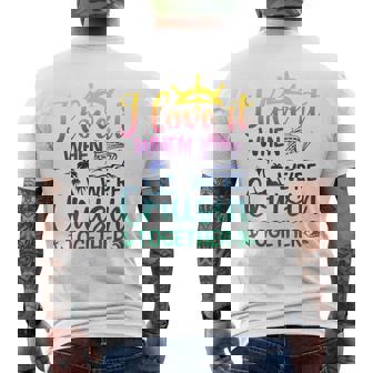 I Love It When We're Cruising Together Couples Cruise Men's T-shirt Back Print - Thegiftio
