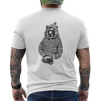 Lucky Brand Bear Winter Cabin Mens Back Print T-shirt - Thegiftio UK