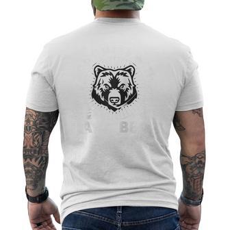 Lustiger Papa Bär Spruch Dont Mess With Papa Bear Father's Day Raglan T-Shirt mit Rückendruck - Geschenkecke