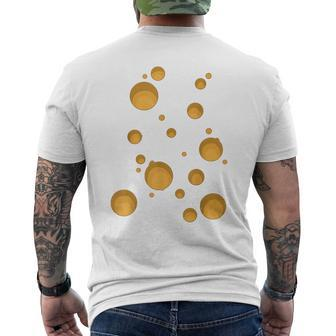 Lustiges Käse-Körper-Käse-Kostüm Ohne Kopf T-Shirt mit Rückendruck - Seseable