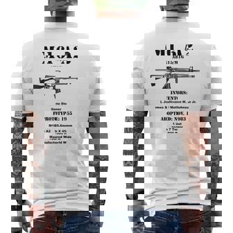 M16 Mosquete De Rifle De La Era Camiseta Hombre Estampado Espalda - Regaloses