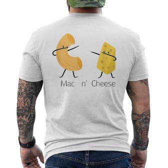 Mac N Cheese Dabbing Men's T-shirt Back Print - Monsterry UK