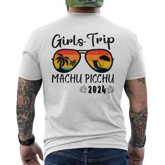 Machu Picchu Peru Girls Trip 2024 Men's T-shirt Back Print | Mazezy AU