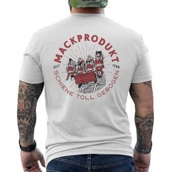 Mackprodukt Schiene Great Curved T-Shirt mit Rückendruck - Seseable
