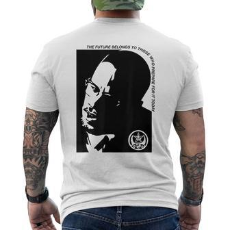 Malcom Future Civil Rights X Quote Men's T-shirt Back Print - Monsterry DE