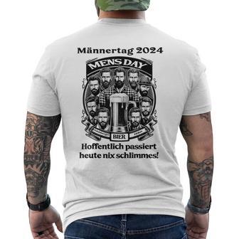 Männertag 2024 Bier Adelsberger Höhe T-Shirt mit Rückendruck - Geschenkecke