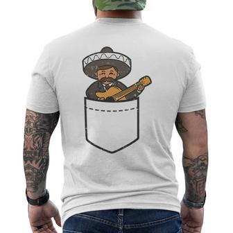 Mariachi Music Song Mexican Cinco De Mayo 2020 Men's T-shirt Back Print - Monsterry CA