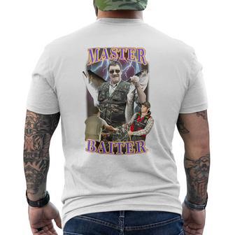 Master Baiterintage Bass Fishing Angler T-Shirt mit Rückendruck - Geschenkecke