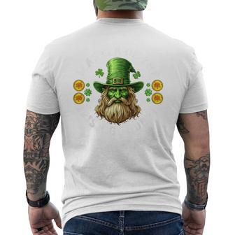 Master Of The Irish Goodbye St Patrick's Day Paddy's Party Men's T-shirt Back Print - Thegiftio