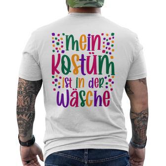 Mein Kostüm Ist In Der Wäsche Für Fancy Dress Carnival White T-Shirt mit Rückendruck - Seseable