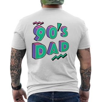 Mens 90'S Dad For Men 1990'S Father's Day For Guys Mens Back Print T-shirt | Mazezy