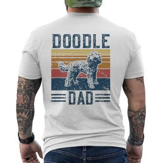 Mens Vintage Doodle Dad Aussie Doodle & Goldendoodle Mens Back Print T-shirt | Mazezy