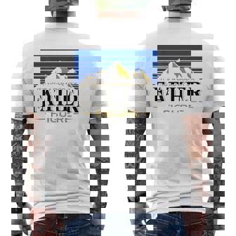 Mens It's Not A Dad Bod It's A Father Figure Dad Drink Beer Mens Back Print T-shirt | Mazezy