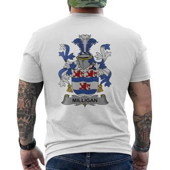 Milligan Family Crest Irish Family Crests Ii Mens Back Print T-shirt - Seseable