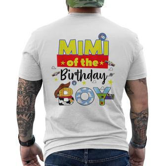Mimi Of The Birthday Boy Toy Familly Matching Story Men's T-shirt Back Print - Monsterry