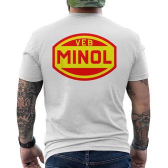 Minol Veb Folkseigenen Berieb Minol T-Shirt mit Rückendruck - Seseable