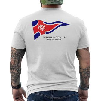 Miramar Yacht Club Cuba Republicana Men's T-shirt Back Print - Monsterry DE