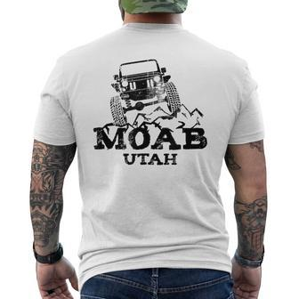 Moab Utah Off Roading 4X4 Souvenir Men's T-shirt Back Print - Monsterry UK