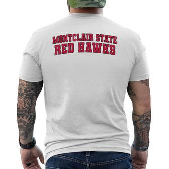 Montclair State University Red Hawks Arch01 Men's T-shirt Back Print - Monsterry AU