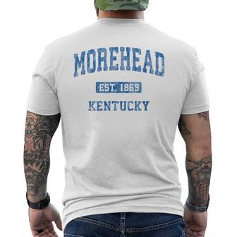 Morehead Kentucky Ky Vintage Athletic Sports Men's T-shirt Back Print - Monsterry