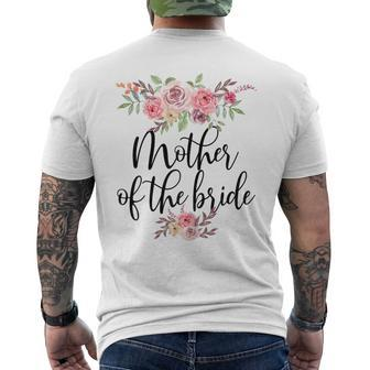 Mother Of The Bride Wedding Bridal Party Men's T-shirt Back Print - Monsterry UK